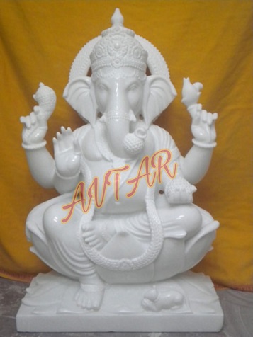 Marble Ganesh Statue 3 4 feet